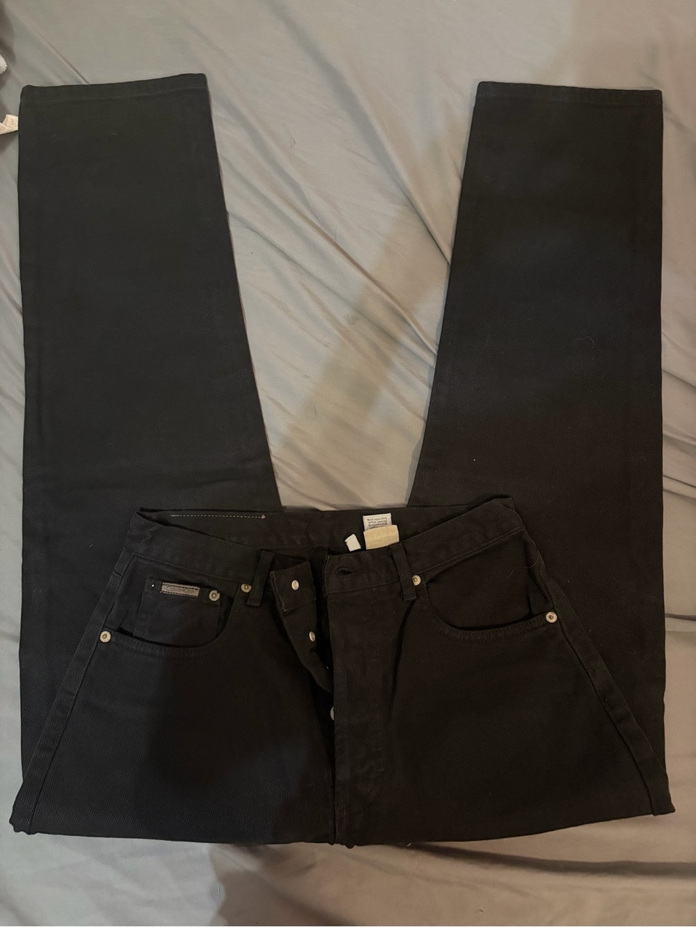 Calvin Klein Women’s Slim Straight Black Jeans